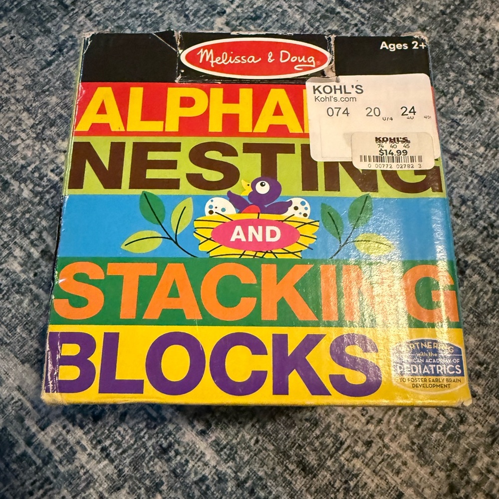 Melissa & Doug Colorful Stacking Blocks